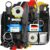 Jungle Monkey Premium Survival Kit, 13er Set, mit hochwertigem Messer, inkl. Taschenlampe mit Fokusfunktion, Wanderzubehör mit Bandage, ideal zum Wandern und Camping